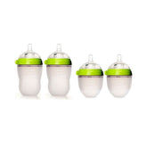 Comotomo Baby Bottle 8-Ounce and 5-Ounce Kit, Green, Pack of 4 , main - ANB BABY